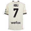 AC Milan Yacine Adli 7 Fjerde 23-24 Hvit - Herre Fotballdrakt